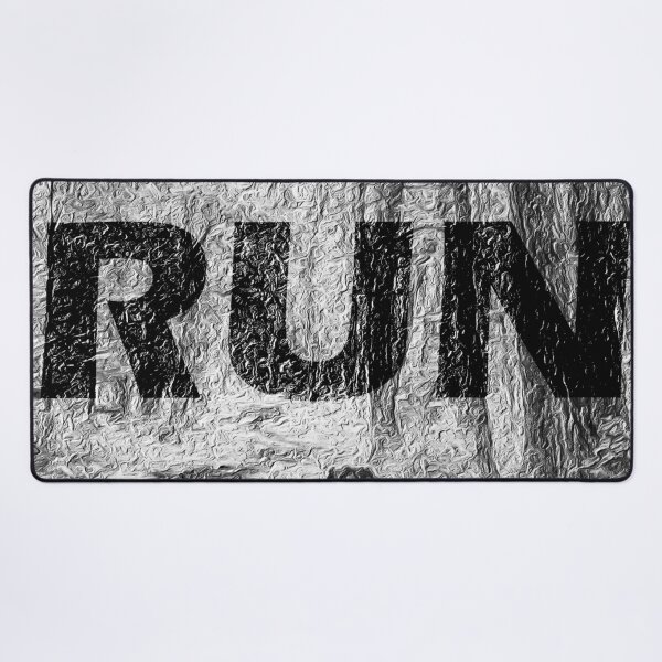 Item preview, Run Graphic Black and White designed and sold by Flower Magic .