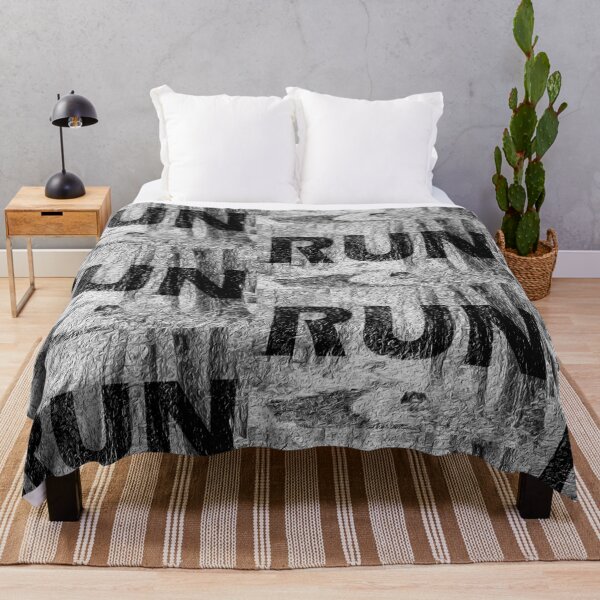 Item preview, Run Graphic Black and White designed and sold by Flower Magic .