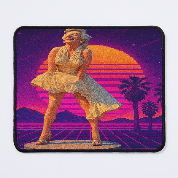 Item preview, Synth Wave Marilyn: Retro Pulse  designed and sold by Wavvy Threads.