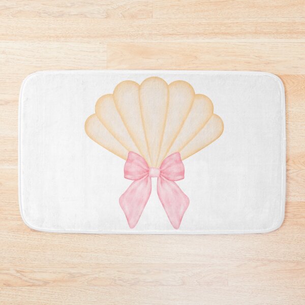 Item preview, Seashell with Pink Bow – Coquette Coastal Watercolor Aesthetic designed and sold by DivinePassion.