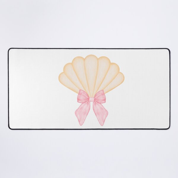 Item preview, Seashell with Pink Bow – Coquette Coastal Watercolor Aesthetic designed and sold by DivinePassion.