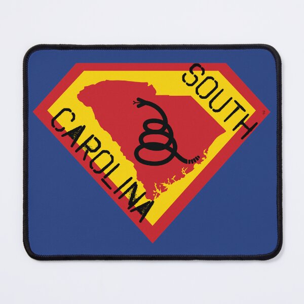 Item preview, South Carolinian SHIELD - Freedom Is The Superpower - Modern Gadsden Snake Flag - Dont Tread On Me SUPERHERO SOUTH CAROLINA spellout design designed and sold by pelagio.