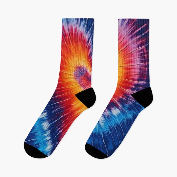 Artikelvorschau, Groovy Heart – Bunte Tie Dye Liebe entworfen und verkauft von CattlettArt.