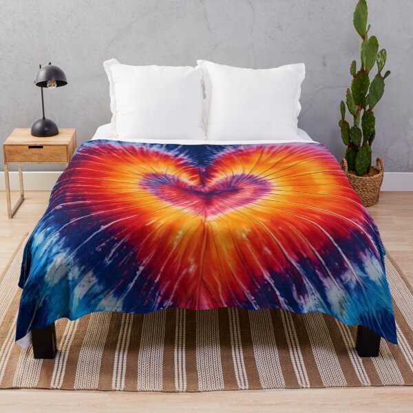 Artikelvorschau, Groovy Heart – Bunte Tie Dye Liebe entworfen und verkauft von CattlettArt.