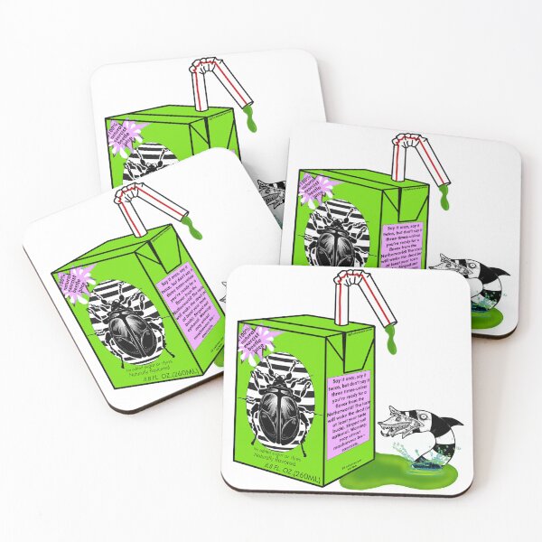 Item preview, 1988 Beetle Betelgeuse Juice Box Carton Sandworm Drip Splash Movie Horror/Fantasy designed and sold by bitebackcobbc.