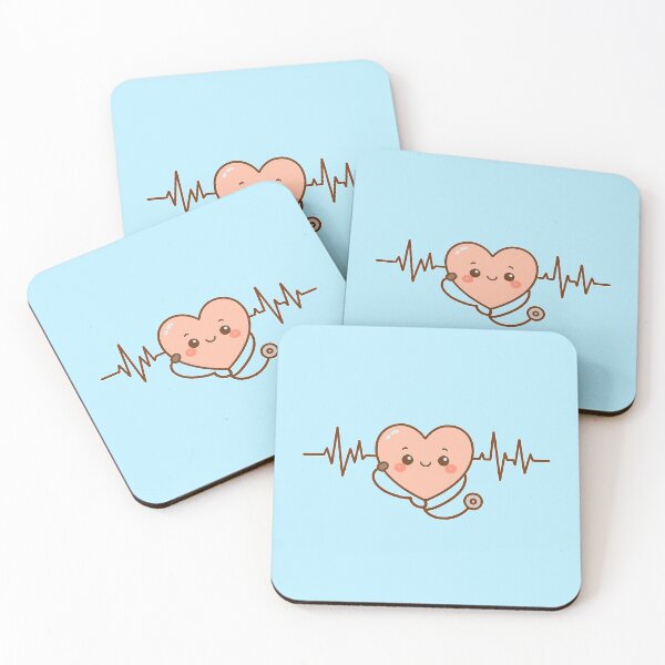 Item preview, cardiac nurse - Medical Nursing Heart Stethoscope Heartbeat Medical Nurse  designed and sold by audrians.