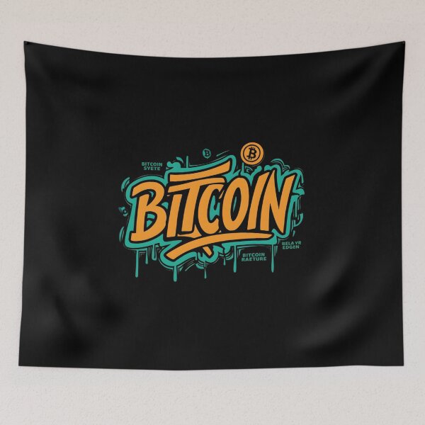 Item preview, Bitcoin on the Rise – Bold Streetwear Statement designed and sold by RadDeck.