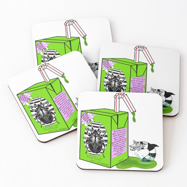 Item preview, 1988 Beetle-Juice Horror/Fantasy Movie Juice Box Carton Sand Worm Betelgeuse  designed and sold by bitebackcobbc.