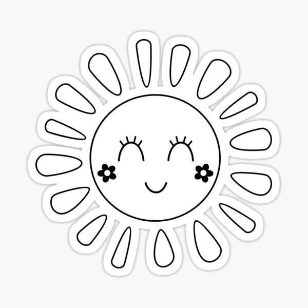 Item preview, Smiling sun designed and sold by Navitaloves.