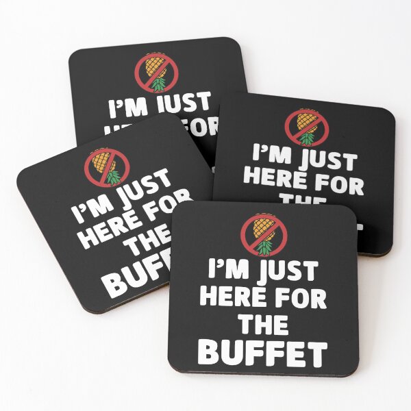 Item preview, No Swinger Pineapple I'm Just Here for the Buffet Meme designed and sold by wrestletoys.