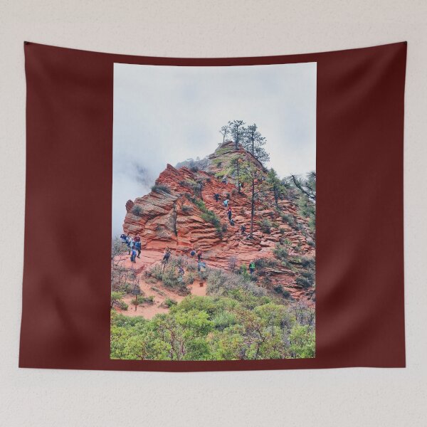 Item preview, Cloudy landscape in Zion National Park. designed and sold by Maryna Gumenyuk.