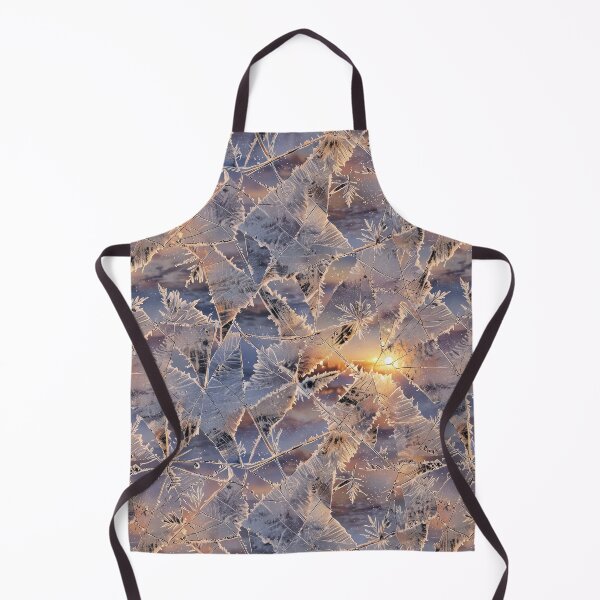 Item preview, Frosted windowpane with delicate ice crystal patterns designed and sold by CoolPixels.