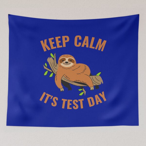 Item preview, Keep Clam It's Test Day designed and sold by 87-Aesthetics.