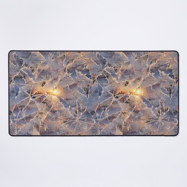 Item preview, Frosted windowpane with delicate ice crystal patterns designed and sold by CoolPixels.