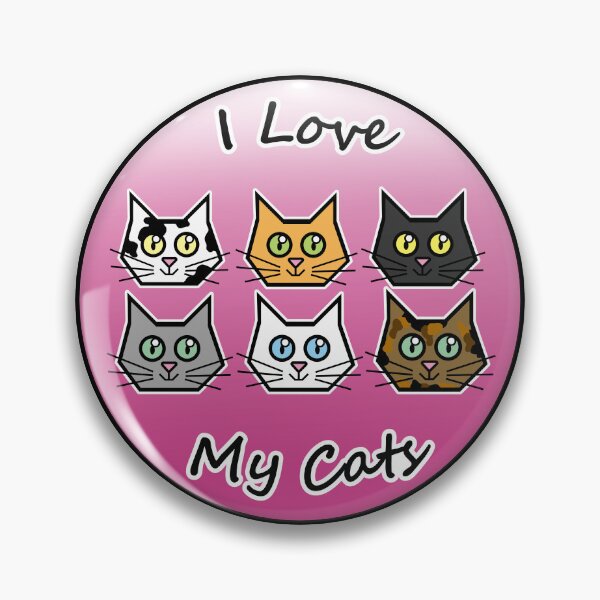 Artikelvorschau, Ich liebe meine Katzen (Pink) entworfen und verkauft von MoonchildArtistry97.