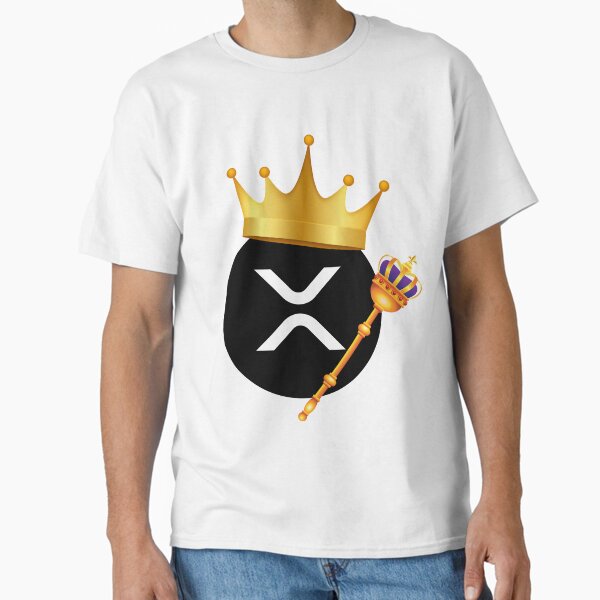 Vista previa del artículo con la obra «XRP King/Queen: Acumulador de riqueza, criptomoneda XRP Ripple», diseñado y vendido por TIPJ.