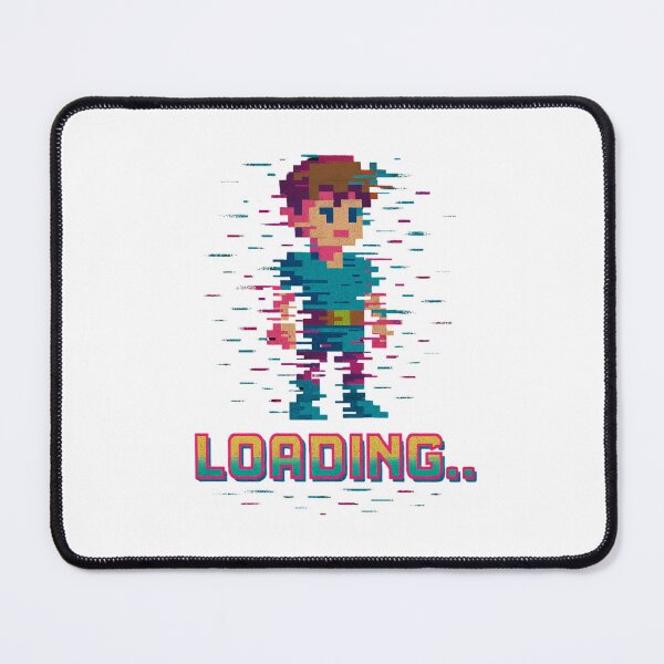 Item preview, Pixelated But Still Loading – Funny Retro Gamer Design designed and sold by Designeerguy.
