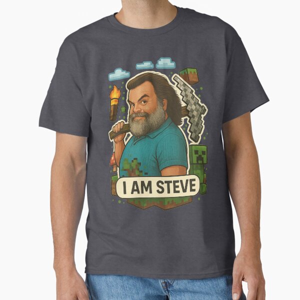 Item preview, Steve A Minecraft Movie designed and sold by Hoops and Movie Sticks.