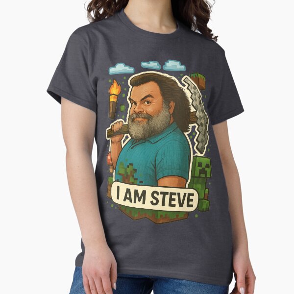 Item preview, Steve A Minecraft Movie designed and sold by Hoops and Movie Sticks.