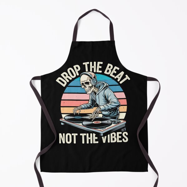 Item preview, Drop the Beat Skeleton DJ Retro Style designed and sold by Taans-Creation.