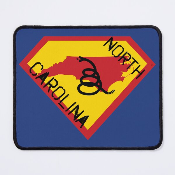 Item preview, NORTH CAROLINIAN SHIELD - Freedom Is The Superpower - Modern Gadsden Snake Flag - Dont Tread On Me SUPERHERO NORTH CAROLINA spellout design designed and sold by pelagio.