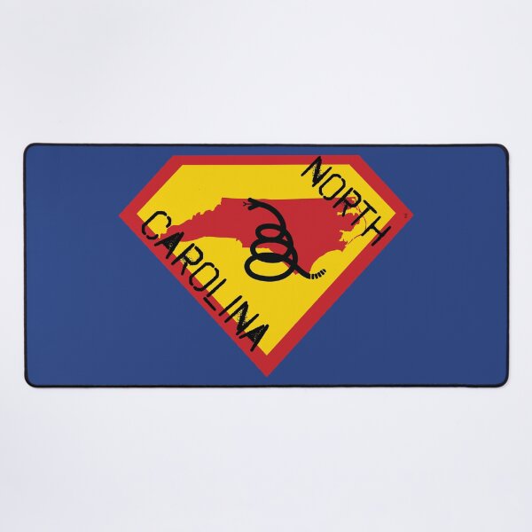 Item preview, NORTH CAROLINIAN SHIELD - Freedom Is The Superpower - Modern Gadsden Snake Flag - Dont Tread On Me SUPERHERO NORTH CAROLINA spellout design designed and sold by pelagio.