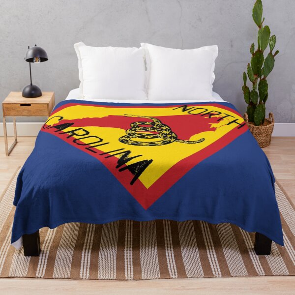 Item preview, NORTH CAROLINIAN  SHIELD - Freedom Is The Superpower -  Gadsden Snake Flag - Dont Tread On Me SUPERHERO NORTH CAROLINA spellout design designed and sold by pelagio.