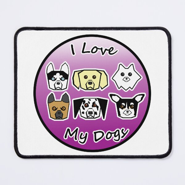 Item preview, I Love My Dogs (Purple) designed and sold by MoonchildArtistry97.