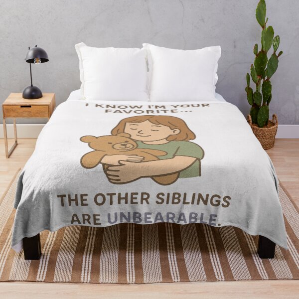 Item preview, I Know I'm Your Favorite | Funny Mother's Day Sibling Quote Design designed and sold by LaserKey.