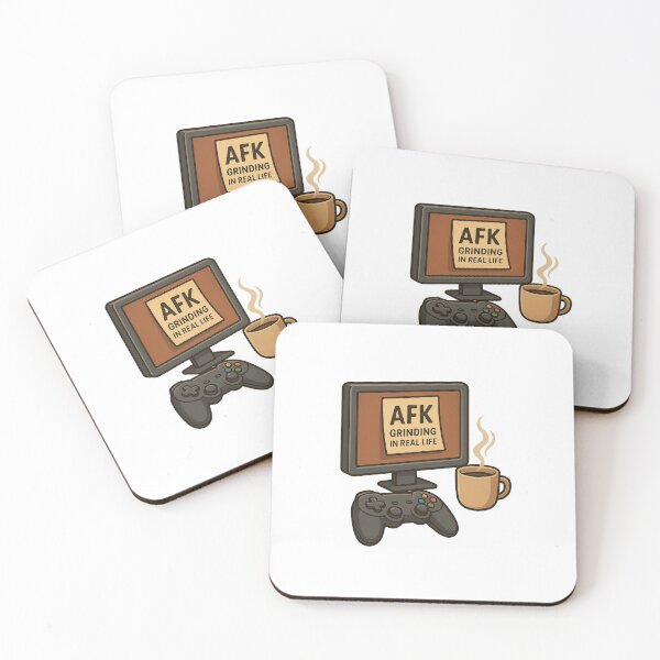 Item preview, AFK – Grinding in Real Life | Funny Gamer Quote Design designed and sold by Designeerguy.