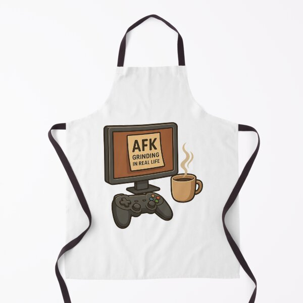 Item preview, AFK – Grinding in Real Life | Funny Gamer Quote Design designed and sold by Designeerguy.