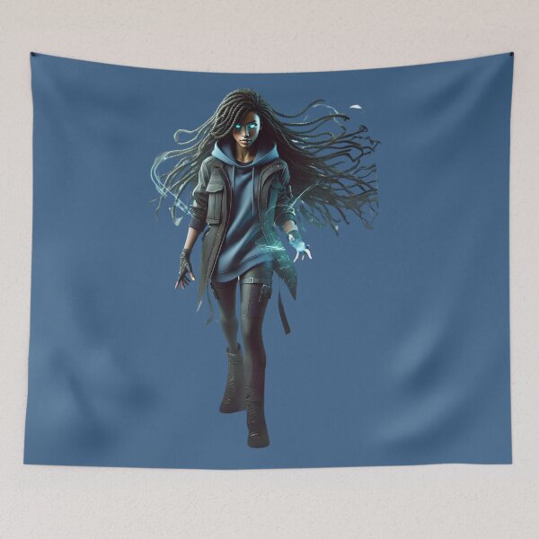Item preview, Mystical Girl Fantasy Tee designed and sold by Uluvet Design Studio.