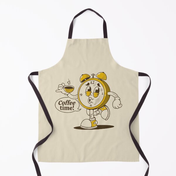 Item preview, Coffee time. Alarm clock character holding a coffee cup designed and sold by adipra.