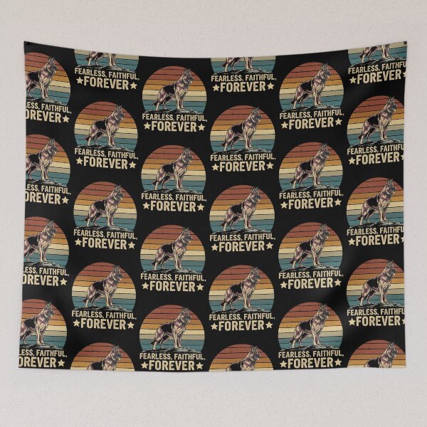 Item preview, Fearless Faithful Forever German Shepherd designed and sold by Taans-Creation.