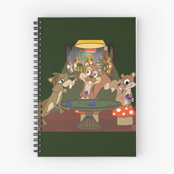 Item preview, Squirrels playing for acorns designed and sold by Onehappyhook.