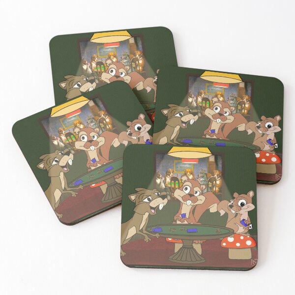 Artikelvorschau, Eichhörnchen spielen um Eicheln entworfen und verkauft von Onehappyhook.