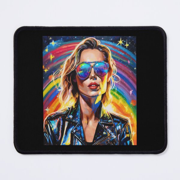 Item preview, "Starry Rebellion: Belinda in Reflective Jacket" designed and sold by Artisticanvas.