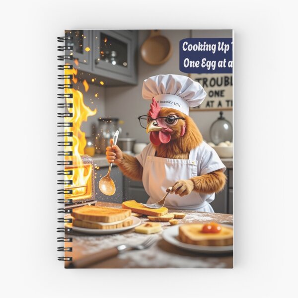 Item preview, Egg-tastrophe in the Kitchen Poster  designed and sold by nhk999.