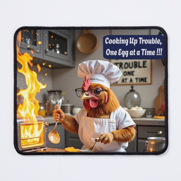 Item preview, Egg-tastrophe in the Kitchen Poster  designed and sold by nhk999.