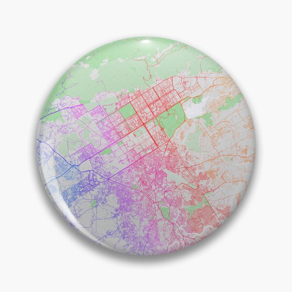 Artikelvorschau, Islamabad Stadtplan von Pakistan - Bunt entworfen und verkauft von deMAP.
