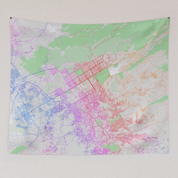 Item preview, Islamabad City Map of Pakistan - Colorful designed and sold by deMAP.