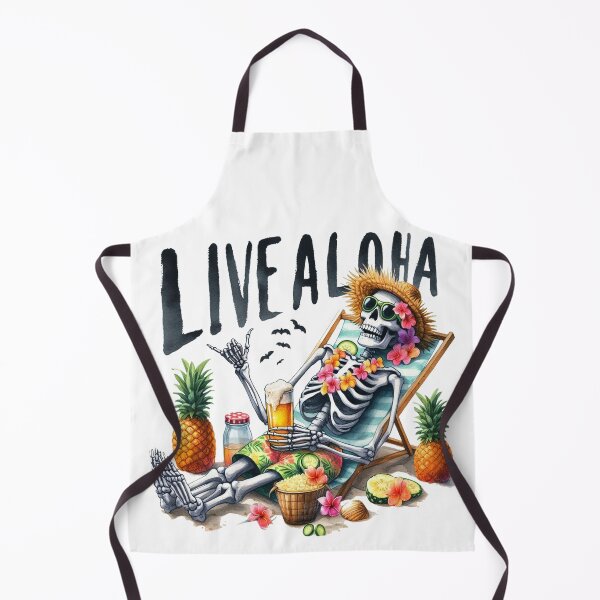 Item preview, Live Aloha , Skeleton vacation Live Aloha designed and sold by yunamaliskova.