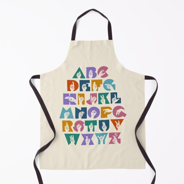 Item preview, ASL Alphabet Sign Language- Color designed and sold by nukartDesigns.