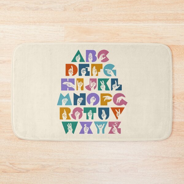 Item preview, ASL Alphabet Sign Language- Color designed and sold by nukartDesigns.