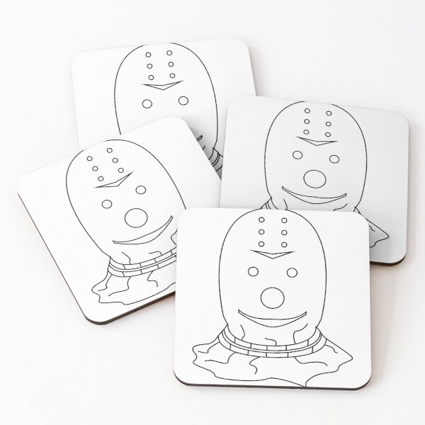 Item preview, Masked figure with geometric features designed and sold by estebansequeira.