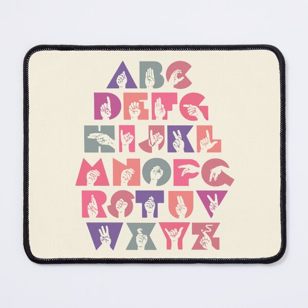 Item preview, ASL Alphabet Sign Language designed and sold by nukartDesigns.