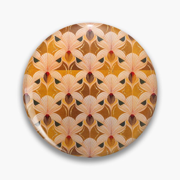 Item preview, Art Deco Caramel Honey Hues Sophisticated Pattern designed and sold by DEC02.