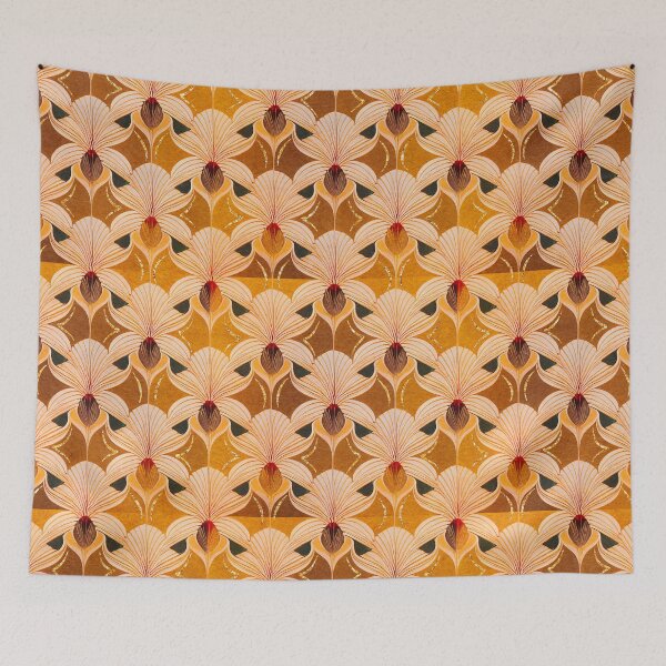 Item preview, Art Deco Caramel Honey Hues Sophisticated Pattern designed and sold by DEC02.