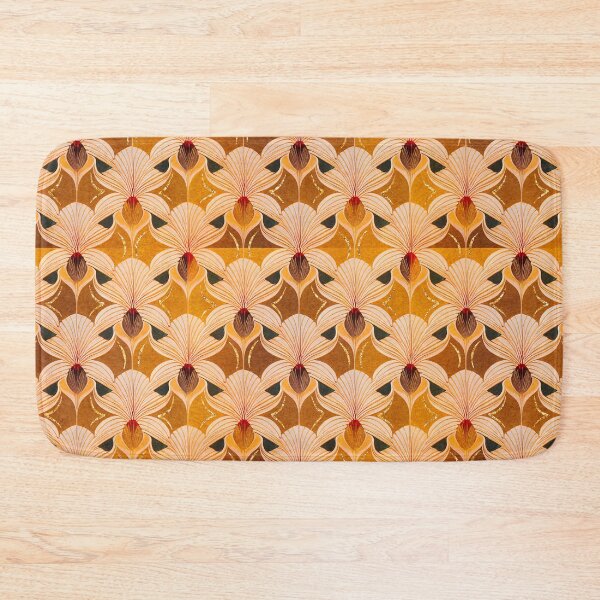 Item preview, Art Deco Caramel Honey Hues Sophisticated Pattern designed and sold by DEC02.