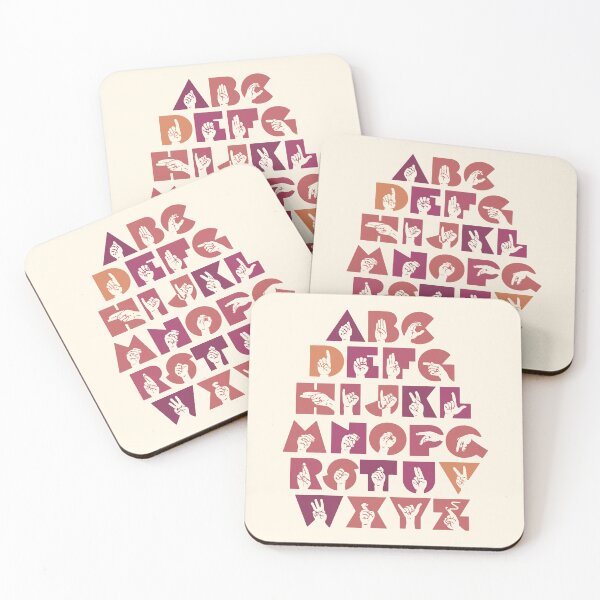 Item preview, ASL Alphabet Sign Language designed and sold by nukartDesigns.